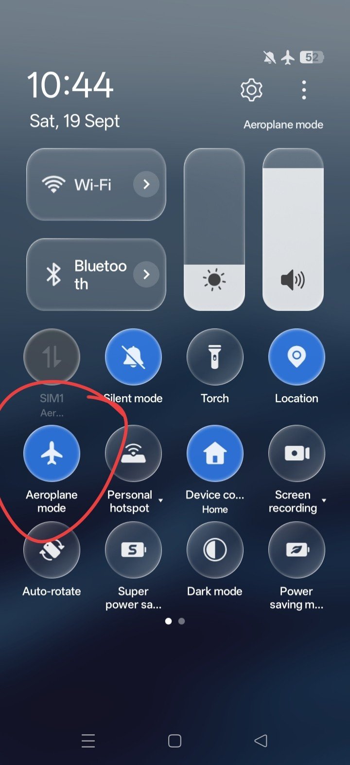 airplane mode