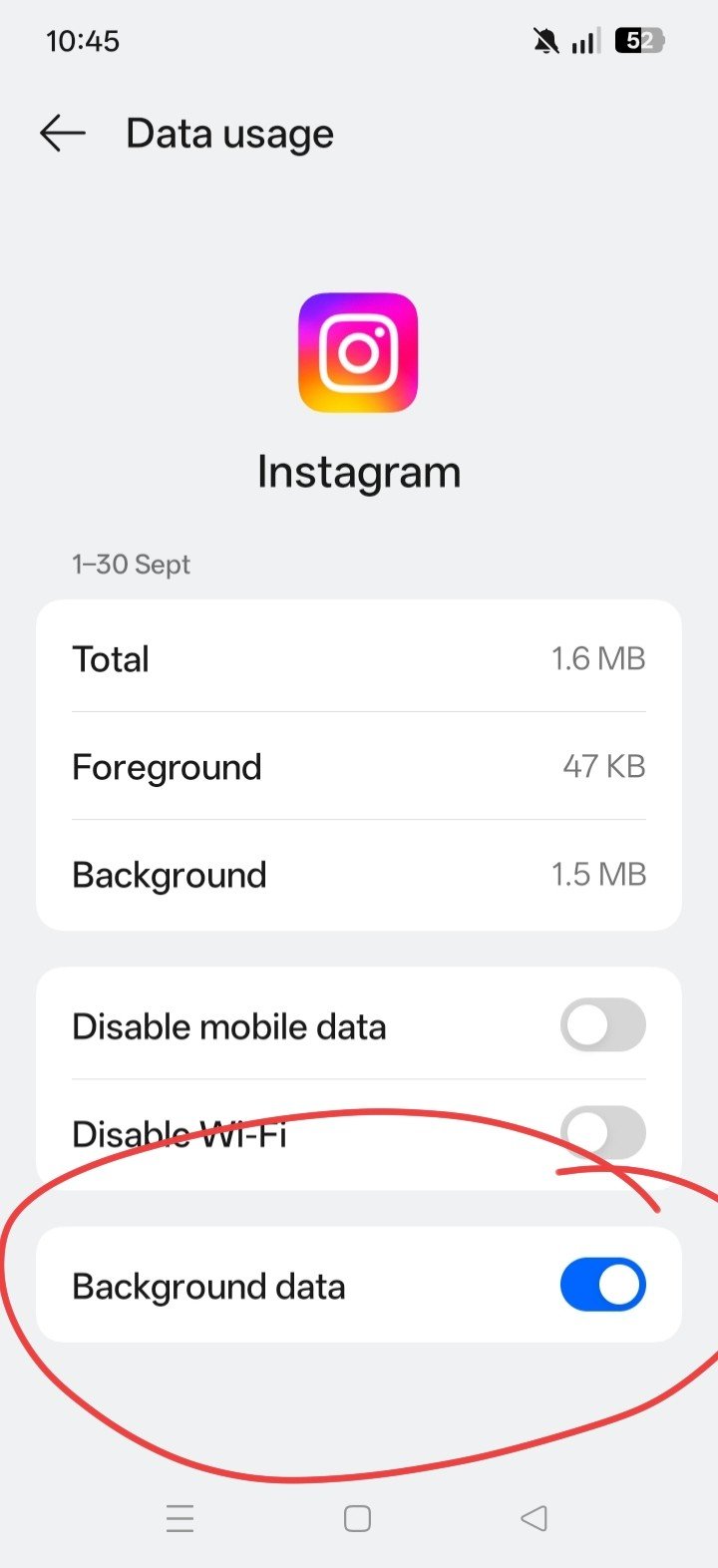 Background apps